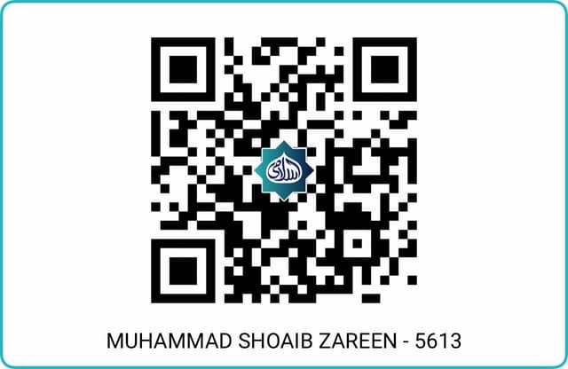 Payment QR code for Muhammad Shoaib Zareen