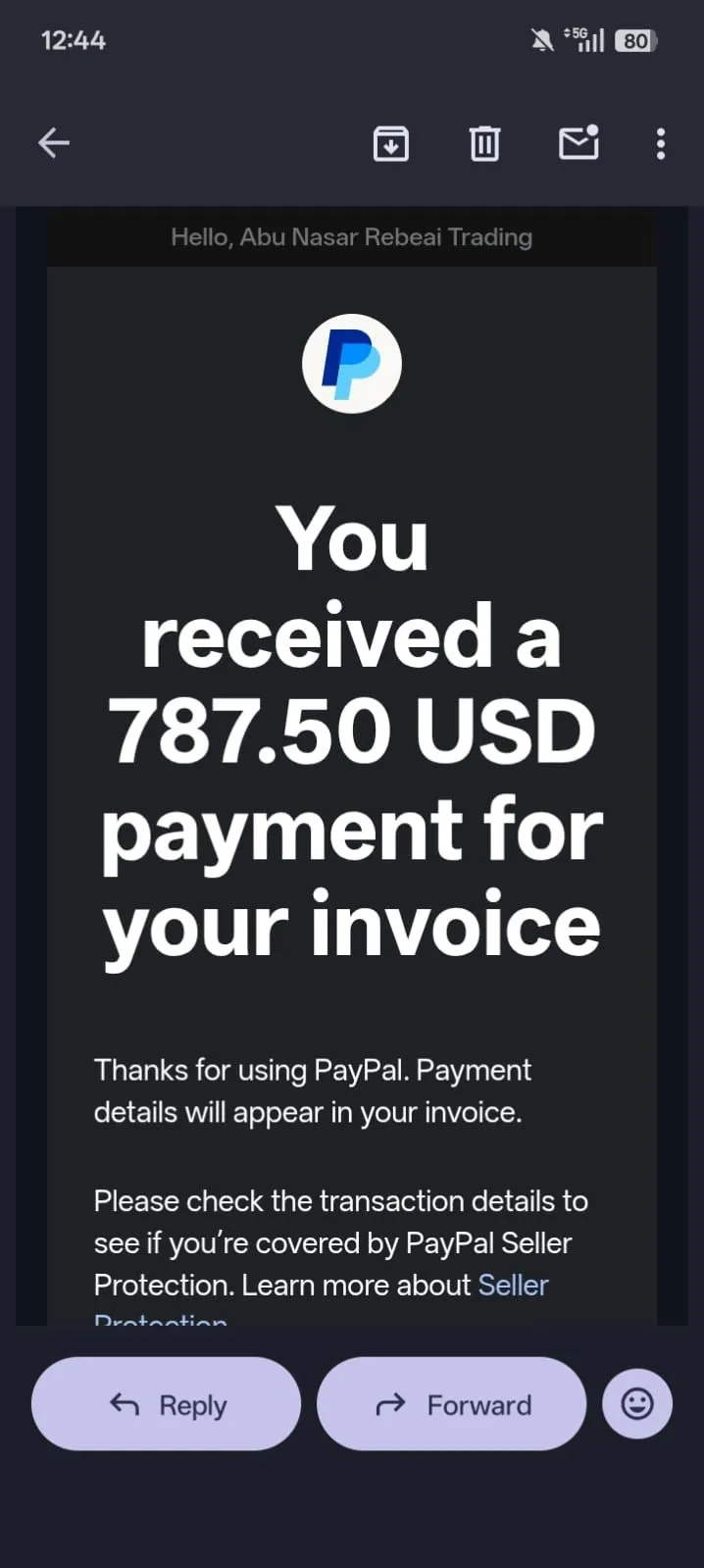 Student earnings screenshot 1