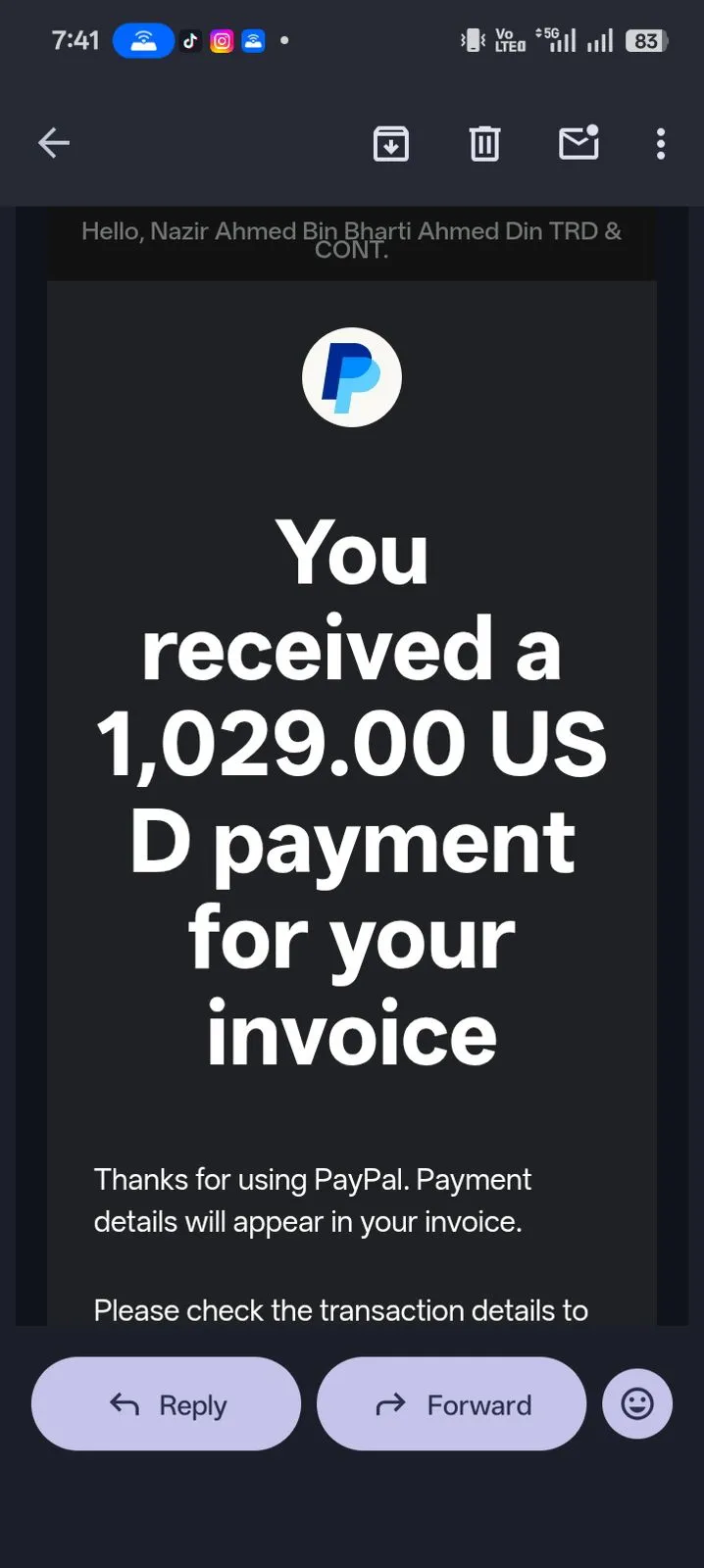 Student earnings screenshot 37